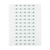 Bande Pour Adresse De Retour Symbole de l'Infinity (Feuille)