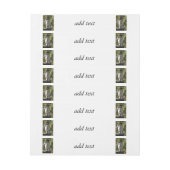 Bande Pour Adresse De Retour Thanksgiving Pilgrim Cat (Feuille)