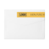 Bande Pour Adresse De Retour Thin Honey Logo Label Tamper-Proof Seal (Dos)