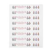 Bande Pour Adresse De Retour Tomten (Feuille)