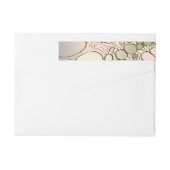 Bande Pour Adresse De Retour Travail numérique Abstrait 5 (Dos)