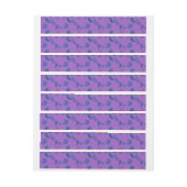 Bande Pour Adresse De Retour Tropical Leaves Pattern 19 (Feuille)