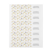 Bande Pour Adresse De Retour Un frisson de l'espoir | (Feuille)