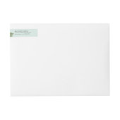 Bande Pour Adresse De Retour Vacances de Peine d'hiver (Devant)