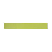 Bande Pour Adresse De Retour Vert citron vert clair de couleur solide (Individuel)