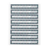 Bande Pour Adresse De Retour Whimsical Botanical Berry Mariage (Feuille)