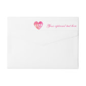 Bande Pour Adresse De Retour Xo Heart (Dos)
