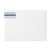 Bande Pour Adresse De Retour Zigzie pattern 1 (Devant)