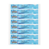 Bande Pour Adresse Destinataire du rein, vert, rouge, bleu (Feuille)