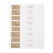 Bande Pour Adresse Deux Hearts (Feuille)