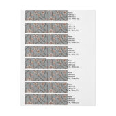 Bande Pour Adresse Élégant Motif Fleur rose Douce Fleur Fleur de Ceri (Feuille)