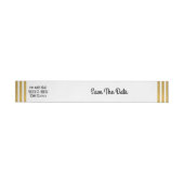 Bande Pour Adresse Enregistrer La Date Enveloppe Enveloppe Wrap Gatsb (Individual)