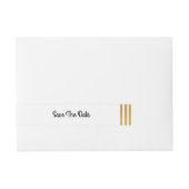 Bande Pour Adresse Enregistrer La Date Enveloppe Enveloppe Wrap Gatsb (Devant)