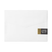 Bande Pour Adresse Enregistrer La Date Enveloppe Enveloppe Wrap Gatsb (Dos)