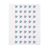 Bande Pour Adresse Exotic Rainbow Hummingbird (Feuille)