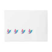 Bande Pour Adresse Exotic Rainbow Hummingbird (Devant)