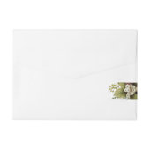 Bande Pour Adresse Fleur de chrysanthème mère florale (Dos)