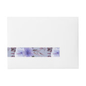 Bande Pour Adresse Fleurs aquarelles 27 (Devant)