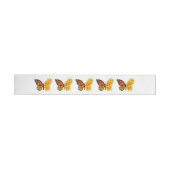 Bande Pour Adresse Flower Butterfly with Yellow California Poppy (Individual)