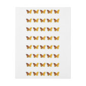 Bande Pour Adresse Flower Butterfly with Yellow California Poppy (Feuille)