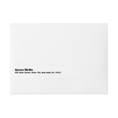 Bande Pour Adresse Gras moderne (Devant)