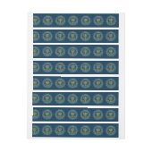 Bande Pour Adresse Heureux Hanoukka Menorah (Feuille)