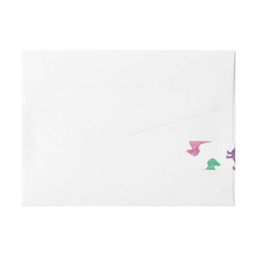 Bande Pour Adresse Il pleut des teckels (Dos)