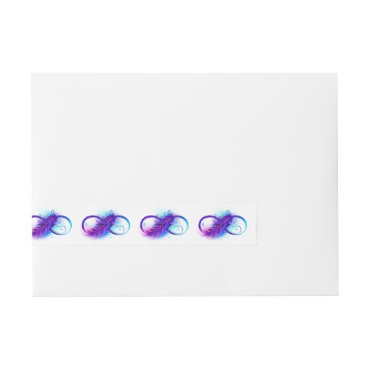 Bande Pour Adresse Infinity with purple feather (Devant)