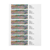 Bande Pour Adresse Irises Monet Garden Fleurs Giverny (Feuille)
