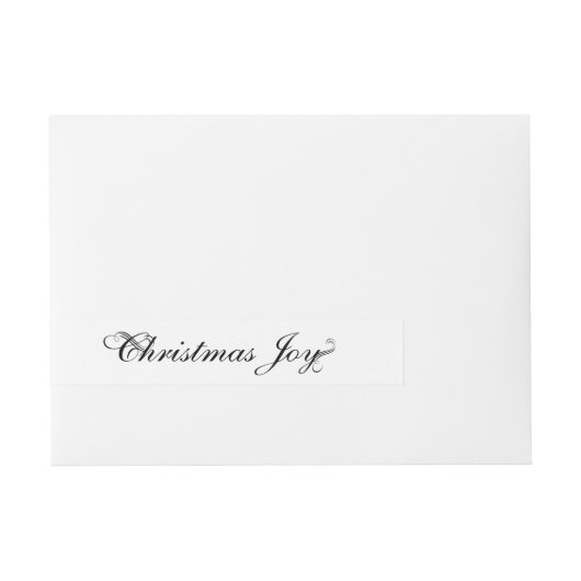 Bande Pour Adresse Joie de Noël (Devant)