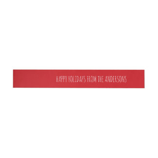 Bande Pour Adresse Joyeuses fêtes remplir votre nom