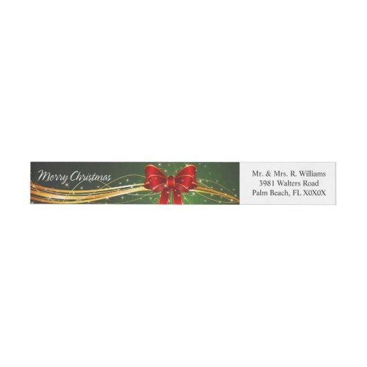 Bande Pour Adresse Joyeux Noël 44 (Individual)