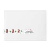 Bande Pour Adresse Joyeux Noël | Pins (Devant)