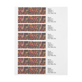 Bande Pour Adresse Klee Expressionniste Forêt Abstraite Art Moderne (Feuille)