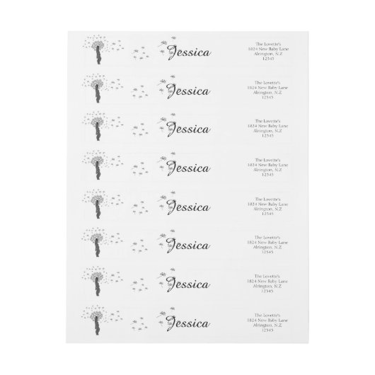 Bande Pour Adresse L'Amour dans (Feuille)