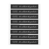 Bande Pour Adresse Le Cursive élégant célèbrent le joint licencié (Feuille)