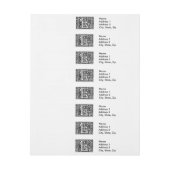 Bande Pour Adresse Lettre E Monogramme médiéval Art Nouveau (Feuille)