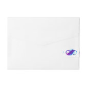 Bande Pour Adresse L'infini avec plume violette (Dos)