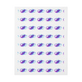 Bande Pour Adresse L'infini avec plume violette (Feuille)