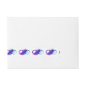 Bande Pour Adresse L'infini avec plume violette (Devant)