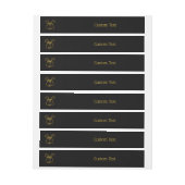 Bande Pour Adresse Lyre d'or (Feuille)