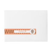 Bande Pour Adresse Main de henné de Hamsa (orange) (Devant)