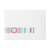 Bande Pour Adresse mandala coloré (Devant)