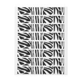Bande Pour Adresse Modèle Zèbre (Feuille)