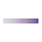 Bande Pour Adresse moderne romantique été lilac ombre violet (Individual)