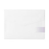 Bande Pour Adresse moderne romantique été lilac ombre violet (Dos)