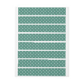 Bande Pour Adresse Motif de Noël 121 (Feuille)