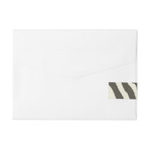 Bande Pour Adresse Motif Poster de animal Zebra Stripe (Dos)