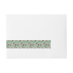 Bande Pour Adresse Motif sans couture avec bourgeons floraux des arbr