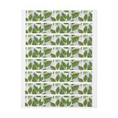Bande Pour Adresse Motif sans couture avec Feuilles de thé vert (Feuille)